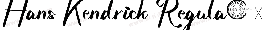Hans Kendrick Regula字体转换